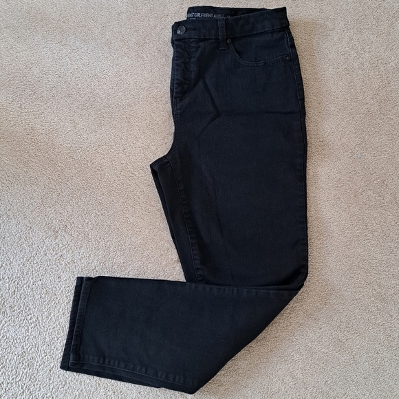 Chico's So Slimming Girlfriend Jeans Women's 8/10 Chicos Size 1 Black Denim Pant - Picture 12 of 14